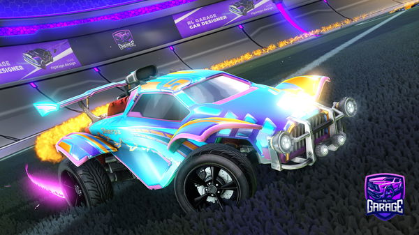 A Rocket League car design from thisismiek