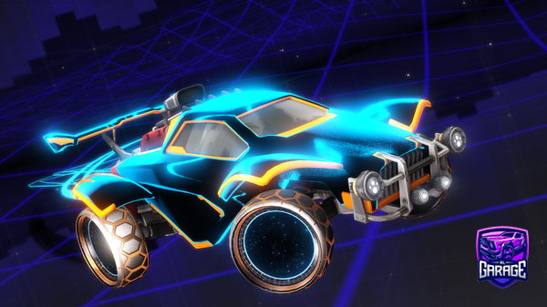 A Rocket League car design from Froggy19