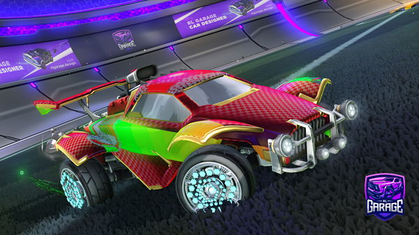 A Rocket League car design from Shooteo2313