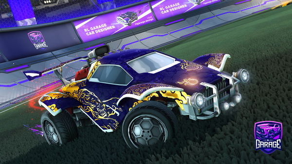 A Rocket League car design from aberaham