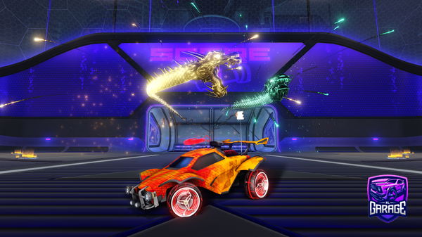 A Rocket League car design from PyroKiddo