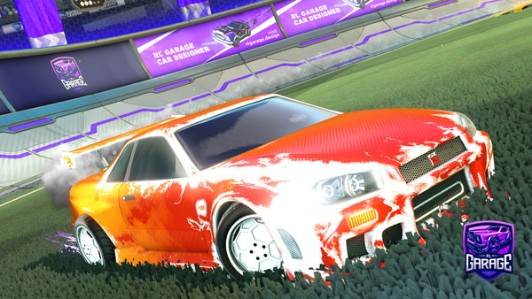 A Rocket League car design from BestlyFreezer80