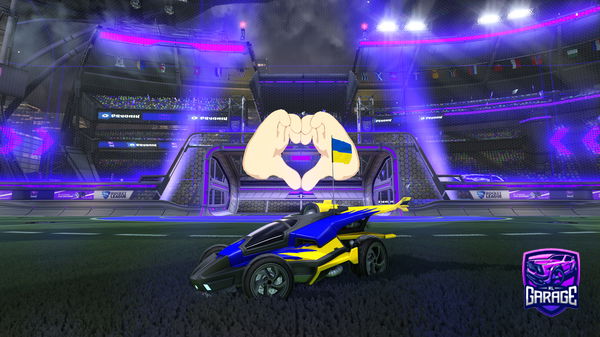 A Rocket League car design from Jugcotiz