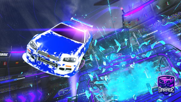 A Rocket League car design from Jishyjel