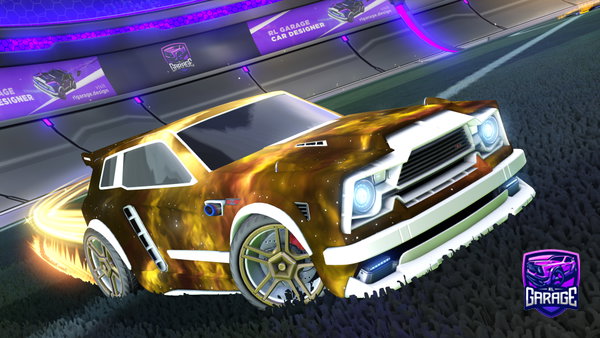 A Rocket League car design from YHELLEHY