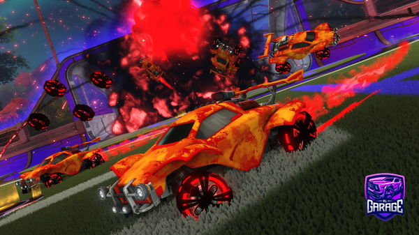 A Rocket League car design from GameManiaHD