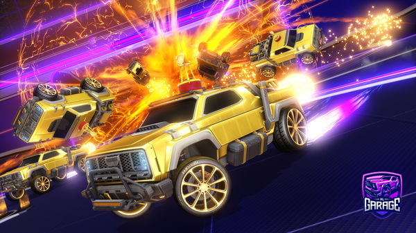 A Rocket League car design from dinogod444