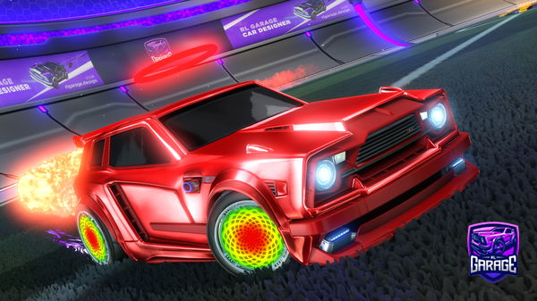 A Rocket League car design from Braylenarnold777