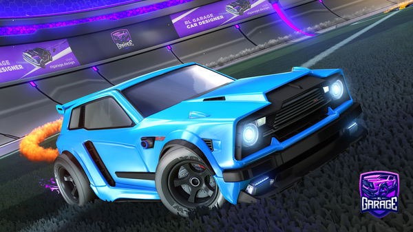 A Rocket League car design from Tsegha