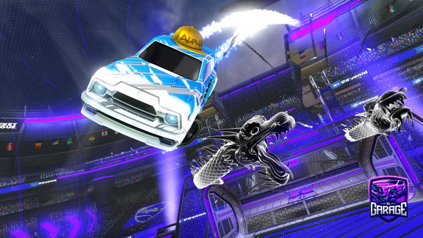 A Rocket League car design from Cwisasavige150