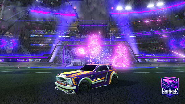 A Rocket League car design from Rolly_Player