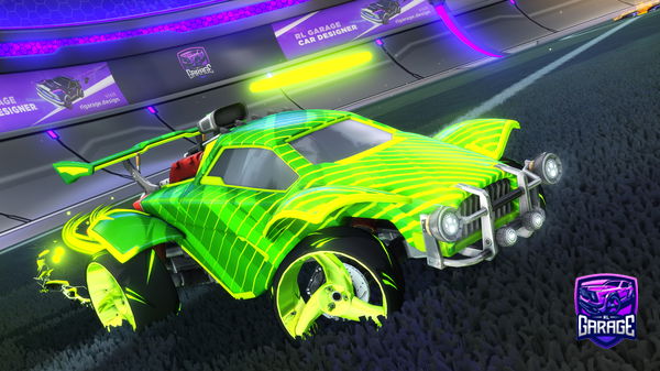 A Rocket League car design from Noobybony