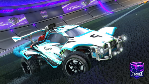 A Rocket League car design from MegaMystery3xD