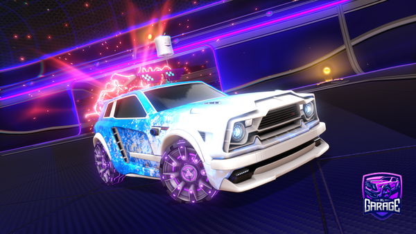 A Rocket League car design from Poshlady