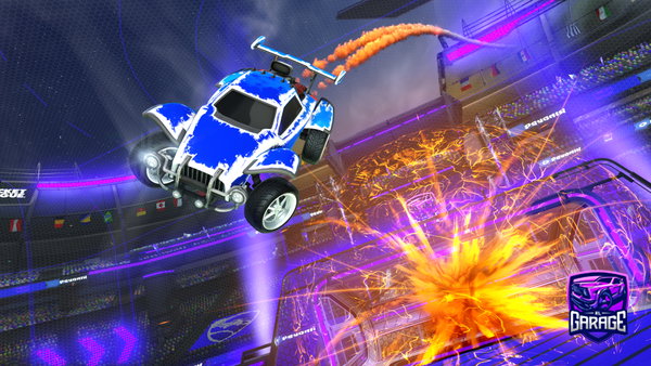 A Rocket League car design from alex197640