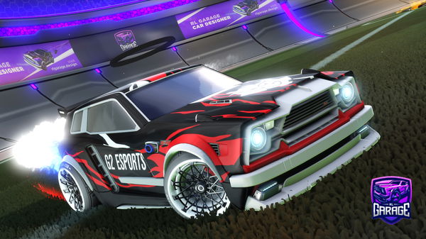 A Rocket League car design from Grandejuevos