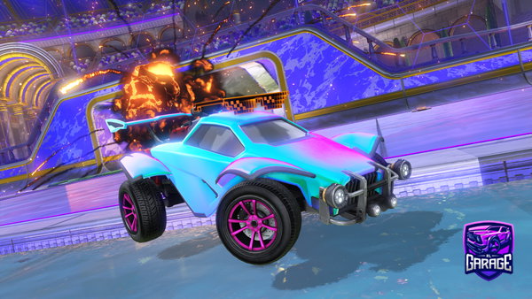 A Rocket League car design from Jxshx14