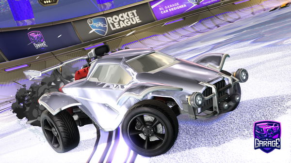 A Rocket League car design from MiloPlaysRumble