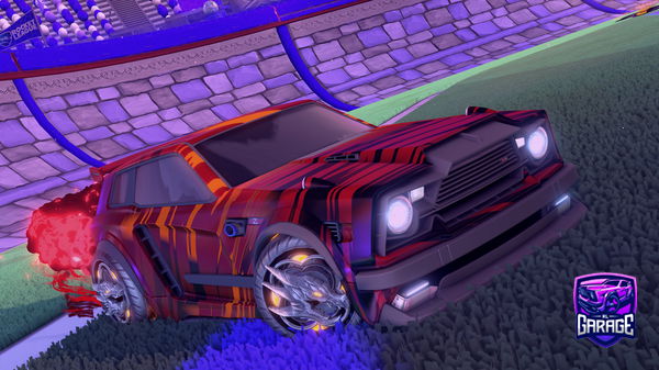 A Rocket League car design from Scald_Fluo