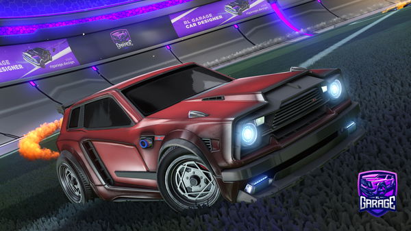 A Rocket League car design from Blick3