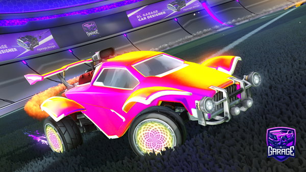 A Rocket League car design from P03sB0i