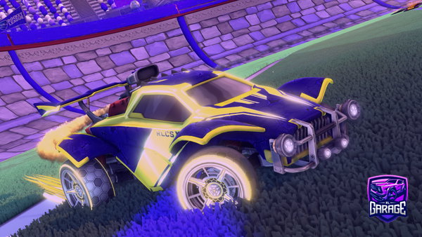 A Rocket League car design from Kayfoogle