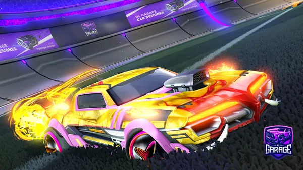 A Rocket League car design from Synxty
