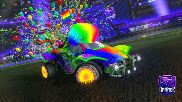 A Rocket League car design from NBA2HUDSON