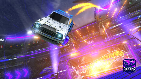 A Rocket League car design from FlashRun77