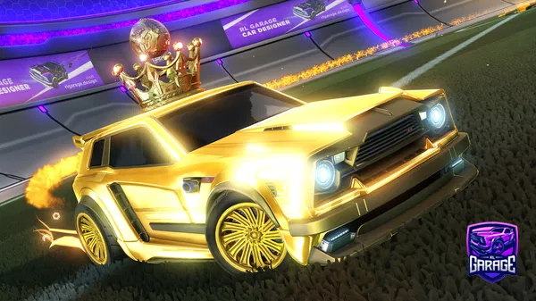 A Rocket League car design from arthi12345