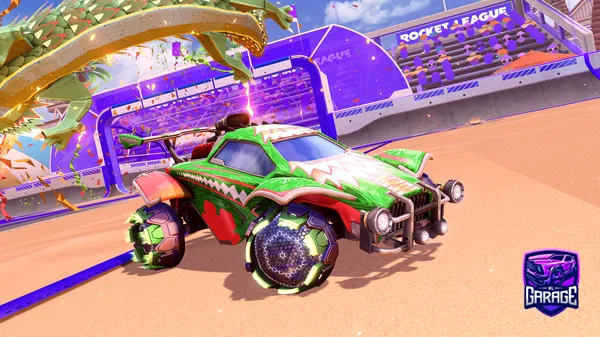 A Rocket League car design from -Mouni-