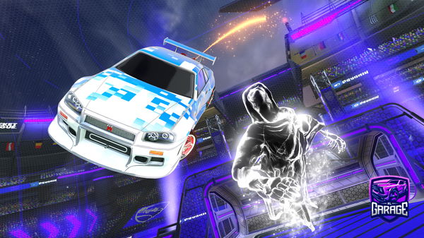 A Rocket League car design from WS_ITB999