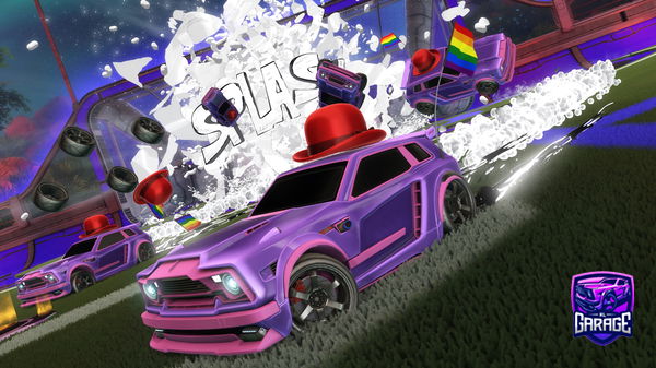 A Rocket League car design from DECATROL