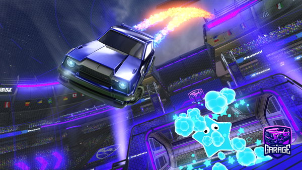 A Rocket League car design from Nokaari