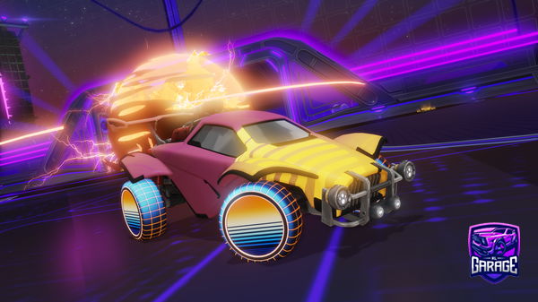 A Rocket League car design from Ismadm85