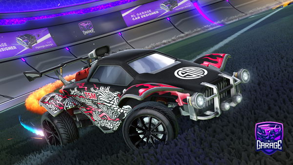 A Rocket League car design from Jakeyboi360