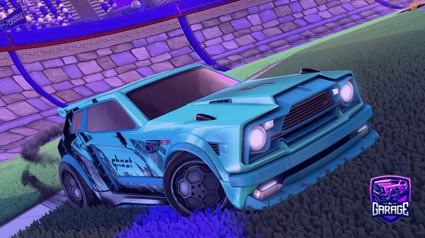 A Rocket League car design from Nxrbz_