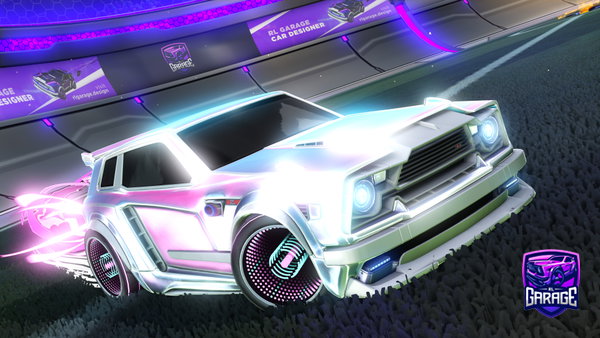 A Rocket League car design from Kennypowers