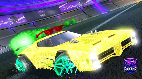 A Rocket League car design from NissanSkyline10