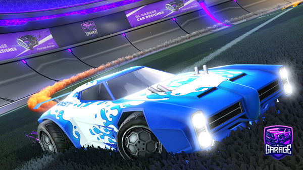 A Rocket League car design from Sparky_1760