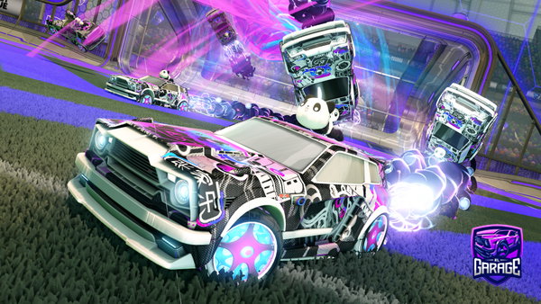 A Rocket League car design from Idkto