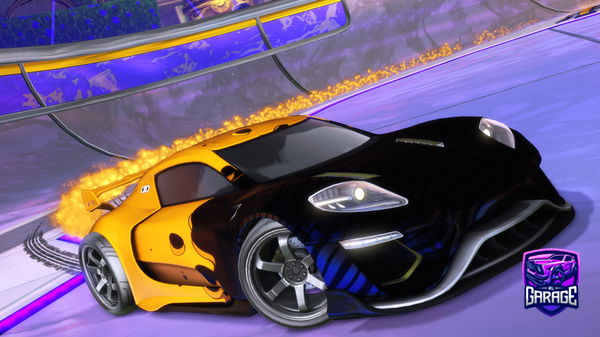 A Rocket League car design from vooza17