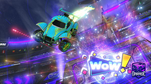 A Rocket League car design from HVLLXW