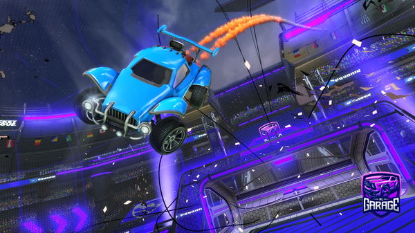 A Rocket League car design from Konamii