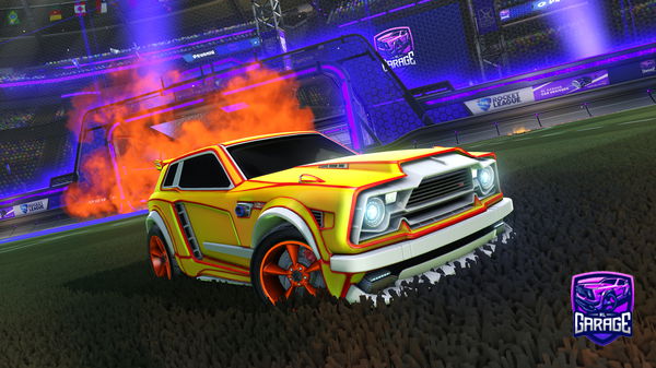 A Rocket League car design from R3b0undLuvsU