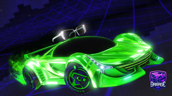 A Rocket League car design from Misha76_