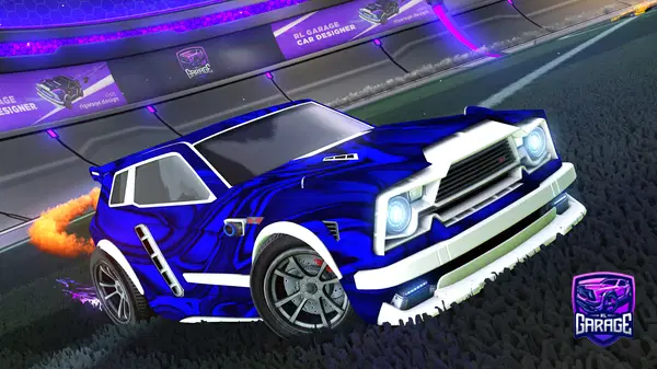 A Rocket League car design from Dvi011