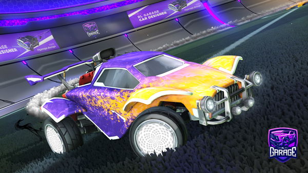 A Rocket League car design from GerarCraftYT