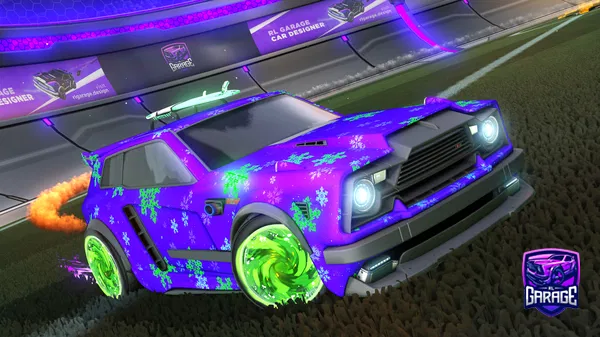 A Rocket League car design from steele9243