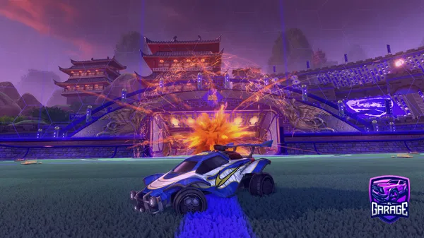 A Rocket League car design from hridaya